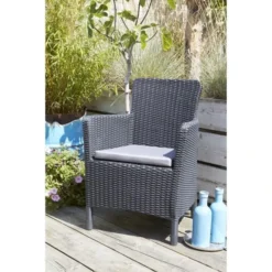 Allibert Chaise De Salle A Manger De Jardin Trenton Graphite -Le Coin Jardin allibert chaise de salle a manger de jardin trenton graphite 8711245129334 1474365