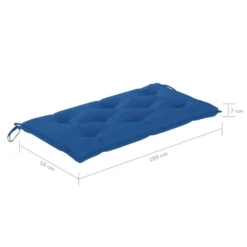Balancelle 2 Places Feuilles De Palmier Et Coussin 202cm Bambou 7 -Le Coin Jardin balancelle 2 places feuilles de palmier et coussin 202cm bambou 3666722780131 1194456