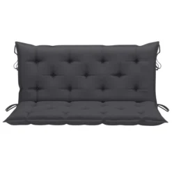 Balancelle Avec Coussin Anthracite 170 Cm Bois De Teck Solide -Le Coin Jardin balancelle avec coussin anthracite 170 cm bois de teck solide 8720286268018 1192274