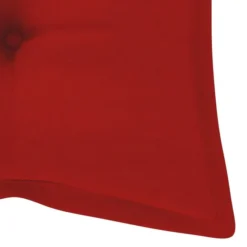 Balancelle Avec Coussin Rouge 120 Cm Bois De Teck Solide -Le Coin Jardin balancelle avec coussin rouge 120 cm bois de teck solide 3666722838009 1192241