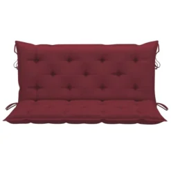 Balancelle Avec Coussin Rouge Bordeaux 120 Cm Bois De Teck 14 Balancelle Avec Coussin Rouge Bordeaux 120 Cm Bois De Teck -Le Coin Jardin balancelle avec coussin rouge bordeaux 120 cm bois de teck 3666722779562 1196236