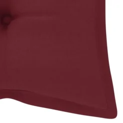 Balancelle Avec Coussin Rouge Bordeaux 170 Cm Bois De Teck -Le Coin Jardin balancelle avec coussin rouge bordeaux 170 cm bois de teck 8720286268100 1207835