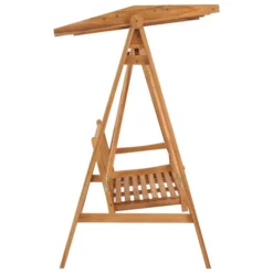 Balancelle Avec Coussin Vert Vif 170 Cm Bois De Teck Solide -Le Coin Jardin balancelle avec coussin vert vif 170 cm bois de teck solide 8720286268124 1205205