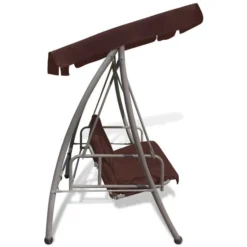 Balancelle Convertible D'extérieur Avec Auvent Café -Le Coin Jardin balancelle convertible d exterieur avec auvent cafe 8718475877448 1353746