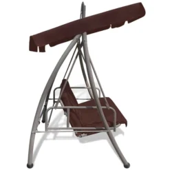 Balancelle Convertible D'extérieur Et Auvent Voûte à Motif Café -Le Coin Jardin balancelle convertible d exterieur et auvent voute a motif cafe 8718475877486 1353752