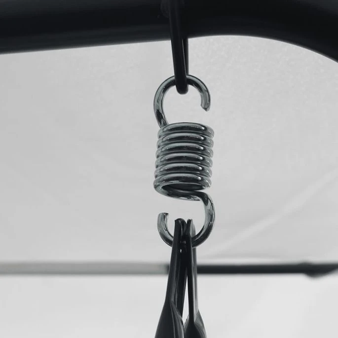 Balancelle D'extérieur 2 Places Avec Auvent Résine Tressée Noir 5 Balancelle D'extérieur 2 Places Avec Auvent Résine Tressée Noir – Image 5