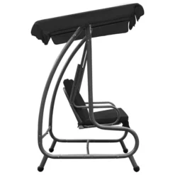 Balancelle D'extérieur Avec Auvent Anthracite 2 -Le Coin Jardin balancelle d exterieur avec auvent anthracite 3666722779715 1217625