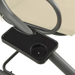 Balancelle D'extérieur Avec Auvent Blanc Sable -Le Coin Jardin balancelle d exterieur avec auvent blanc sable 3666722202695 1166375