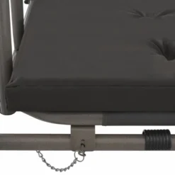 Balancelle De Jardin Avec Auvent Anthracite 192x118x175cm Acier -Le Coin Jardin balancelle de jardin avec auvent anthracite 192x118x175cm acier 3666722180443 1217603