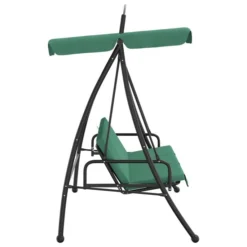 Balancelle De Jardin Avec Auvent Vert 198 Cm Tissu Et Acier -Le Coin Jardin balancelle de jardin avec auvent vert 198 cm tissu et acier 3666722929981 1503236