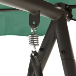 Balancelle De Jardin Avec Auvent Vert 198 Cm Tissu Et Acier -Le Coin Jardin balancelle de jardin avec auvent vert 198 cm tissu et acier 3666722929981 1503239