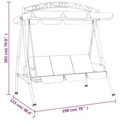 Balancelle De Jardin Avec Auvent Vert 198 Cm Tissu Et Acier -Le Coin Jardin balancelle de jardin avec auvent vert 198 cm tissu et acier 3666722929981 1503241