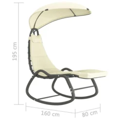 Balancelle De Jardin Crème 160x80x195 Cm Tissu 13 Balancelle De Jardin Crème 160x80x195 Cm Tissu -Le Coin Jardin balancelle de jardin creme 160x80x195 cm tissu 3666722177894 1220190