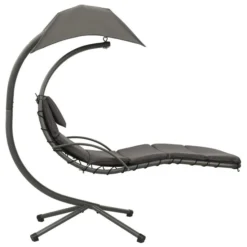 Balancelle De Jardin Gris 190x90x200 Cm Tissu -Le Coin Jardin balancelle de jardin gris 190x90x200 cm tissu 3666722189316 1195988