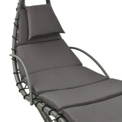 Balancelle De Jardin Gris 190x90x200 Cm Tissu -Le Coin Jardin balancelle de jardin gris 190x90x200 cm tissu 3666722189316 1195990