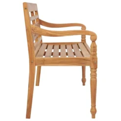 Banc Batavia Avec Coussin Gris 150 Cm Bois De Teck Massif 18 Banc Batavia Avec Coussin Gris 150 Cm Bois De Teck Massif -Le Coin Jardin banc batavia avec coussin gris 150 cm bois de teck massif 8720286261217 823327