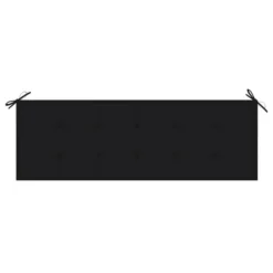 Banc Batavia Avec Coussin Noir 150 Cm Bois De Teck Massif -Le Coin Jardin banc batavia avec coussin noir 150 cm bois de teck massif 8720286261125 823234