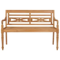 Banc Batavia Avec Coussin Vert 150 Cm Bois De Teck Massif -Le Coin Jardin banc batavia avec coussin vert 150 cm bois de teck massif 8720286261255 823998