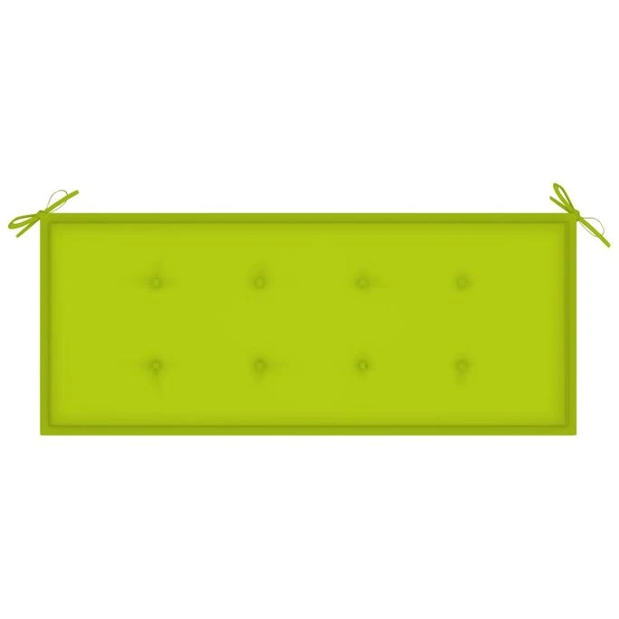 Banc Batavia Avec Coussin Vert Vif 120 Cm Bois De Teck Massif 6 Banc Batavia Avec Coussin Vert Vif 120 Cm Bois De Teck Massif – Image 6