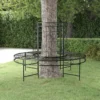 Banc Circulaire Tour D'arbre Ø137 Cm Noir Acier