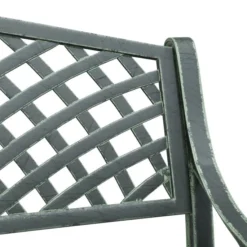 Banc De Jardin 102 Cm Aluminium Coulé Vert -Le Coin Jardin banc de jardin 102 cm aluminium coule vert 3666722171908 1227618