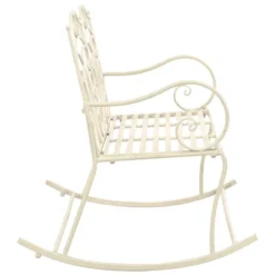 Banc De Jardin 104 Cm Fer Blanc Antique 8 Banc De Jardin 104 Cm Fer Blanc Antique -Le Coin Jardin banc de jardin 104 cm fer blanc antique 3666722412940 847920