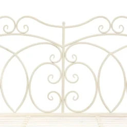 Banc De Jardin 104 Cm Fer Blanc Antique 9 Banc De Jardin 104 Cm Fer Blanc Antique -Le Coin Jardin banc de jardin 104 cm fer blanc antique 3666722412940 847921