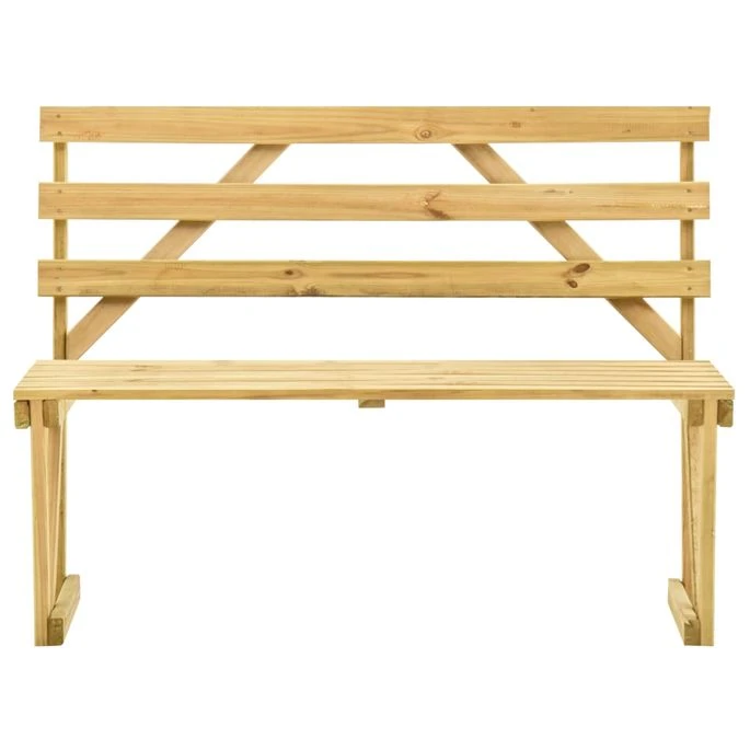 Banc De Jardin 120 Cm Bois De Pin Imprégné 2 Banc De Jardin 120 Cm Bois De Pin Imprégné – Image 2