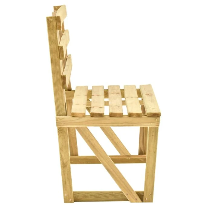 Banc De Jardin 120 Cm Bois De Pin Imprégné 3 Banc De Jardin 120 Cm Bois De Pin Imprégné – Image 3