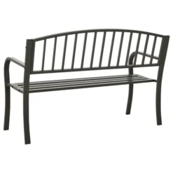 Banc De Jardin 125 Cm Acier Gris 3 -Le Coin Jardin banc de jardin 125 cm acier gris 3666722357708 941133