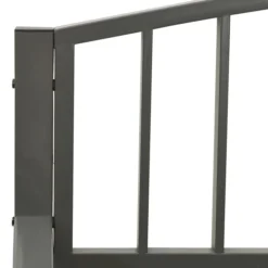 Banc De Jardin 125 Cm Acier Gris 3 -Le Coin Jardin banc de jardin 125 cm acier gris 3666722357708 941134