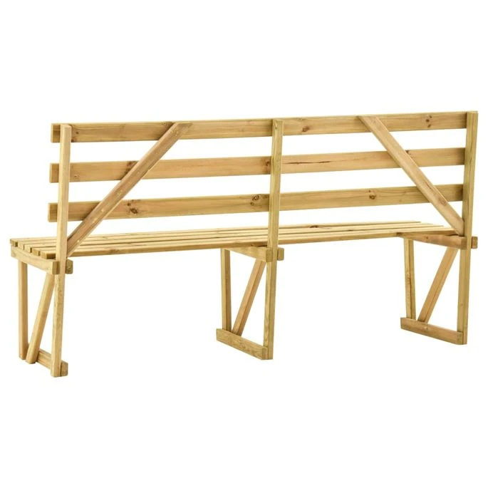 Banc De Jardin 170 Cm Bois De Pin Imprégné 4 Banc De Jardin 170 Cm Bois De Pin Imprégné – Image 4