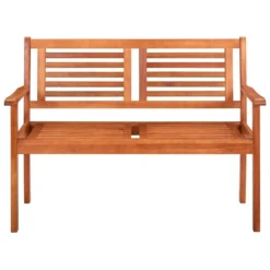 Banc De Jardin 2 Places Avec Coussin 120 Cm Bois D'eucalyptus 12 -Le Coin Jardin banc de jardin 2 places avec coussin 120 cm bois d eucalyptus 8720286233801 814642