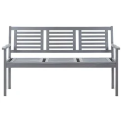 Banc De Jardin 3 Places Avec Coussin 150 Cm Gris Eucalyptus 2 -Le Coin Jardin banc de jardin 3 places avec coussin 150 cm gris eucalyptus 3666722930161 1260755
