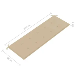 Banc De Jardin 3 Places Avec Coussin 150 Cm Gris Eucalyptus 2 -Le Coin Jardin banc de jardin 3 places avec coussin 150 cm gris eucalyptus 3666722930161 1260762