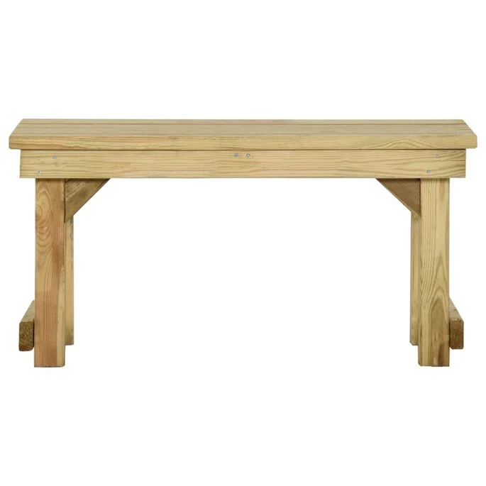 Banc De Jardin 90 Cm Bois De Pin Imprégné 2 Banc De Jardin 90 Cm Bois De Pin Imprégné – Image 2