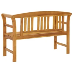 Banc De Jardin Avec Coussin 120 Cm Bois D'acacia Massif 60 -Le Coin Jardin banc de jardin avec coussin 120 cm bois d acacia massif 8720286282403 842574