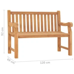 Banc De Jardin Avec Coussin 120 Cm Bois De Teck Massif 22 Banc De Jardin Avec Coussin 120 Cm Bois De Teck Massif -Le Coin Jardin banc de jardin avec coussin 120 cm bois de teck massif 8720286269022 831392