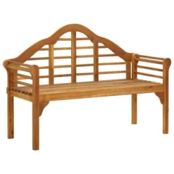 Banc De Jardin Avec Coussin 135 Cm Bois D'acacia Massif 18 -Le Coin Jardin banc de jardin avec coussin 135 cm bois d acacia massif 3666722151320 1260952