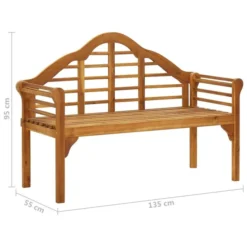Banc De Jardin Avec Coussin 135 Cm Bois D'acacia Massif 6 -Le Coin Jardin banc de jardin avec coussin 135 cm bois d acacia massif 3666722151405 1260877