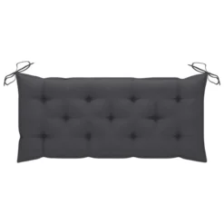 Banc De Jardin Avec Coussin 135 Cm Bois D'acacia Massif Gris 19 -Le Coin Jardin banc de jardin avec coussin 135 cm bois d acacia massif gris 3666722263573 1072336