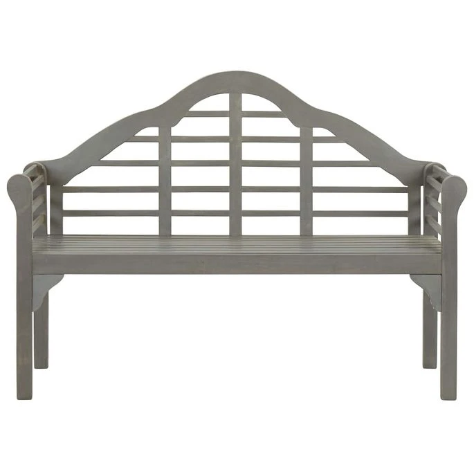 Banc De Jardin Avec Coussin 135 Cm Bois D'acacia Massif Gris 18 3 Banc De Jardin Avec Coussin 135 Cm Bois D'acacia Massif Gris 18 – Image 3