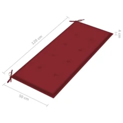 Banc De Jardin Avec Coussin 135 Cm Bois D'acacia Massif Gris 13 -Le Coin Jardin banc de jardin avec coussin 135 cm bois d acacia massif gris 3666722263634 1072279