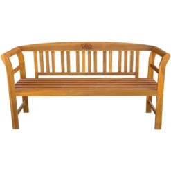 Banc De Jardin Avec Coussin 157 Cm Bois D'acacia Massif 9 -Le Coin Jardin banc de jardin avec coussin 157 cm bois d acacia massif 3666722416863 842110