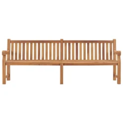 Banc De Jardin Avec Coussin 240 Cm Bois De Teck Massif 4 -Le Coin Jardin banc de jardin avec coussin 240 cm bois de teck massif 8720286269190 1261121