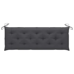 Banc De Jardin Avec Coussin Anthracite 150 Cm Teck Massif 3 -Le Coin Jardin banc de jardin avec coussin anthracite 150 cm teck massif 3666722752220 963420