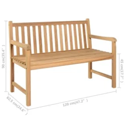 Banc De Jardin Avec Coussin Blanc Crème 120 Cm Bois De Teck 3 -Le Coin Jardin banc de jardin avec coussin blanc creme 120 cm bois de teck 3666722838184 829066