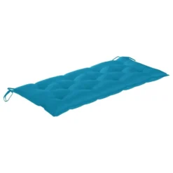 Banc De Jardin Avec Coussin Bleu Clair 120 Cm Bois De Teck 2 15 Banc De Jardin Avec Coussin Bleu Clair 120 Cm Bois De Teck 2 -Le Coin Jardin banc de jardin avec coussin bleu clair 120 cm bois de teck 8720286267547 830387