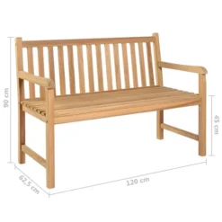 Banc De Jardin Avec Coussin Rouge Bordeaux 120 Cm Teck Massif -Le Coin Jardin banc de jardin avec coussin rouge bordeaux 120 cm teck massif 3666722838306 829121