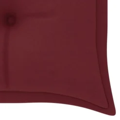 Banc De Jardin Avec Coussin Rouge Bordeaux 150 Cm Teck Massif -Le Coin Jardin banc de jardin avec coussin rouge bordeaux 150 cm teck massif 3666722751223 830681